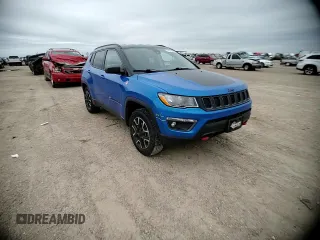 2021 Jeep Compass Trailhawk z VIN 3C4NJDDB9MT590052, wystawiony jako Copart lot #54973695 z przebiegiem 78 522 mil mil oraz Szkoda całkowita • Salvage title. Historia ofert i sprzedaży dostępna na DreamBid. Obrazek 14.