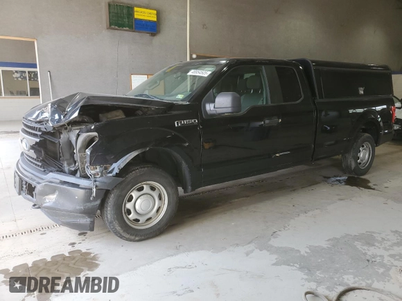 2018 Ford F-150 XL with VIN 1FTEX1E56JKE87237, listed as a Copart auction lot 48954505 with 184,784 mi miles and Salvage Title. Bid and sale history available at carsss.com. Image 1.