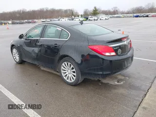 2011 Buick Regal CXL RL2 with VIN 2G4GP5EC8B9178219, listed as a IAAI auction lot 41709921 with 185,797 mi miles. Bid and sale history available at carsss.com. Image 3.