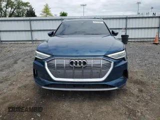 2019 Audi e-tron Prestige with VIN WA1VABGE2KB019280, listed as a Copart auction lot 53157365 with 53,912 mi miles and Salvage title. Bid and sale history available at DreamBid. Image 5.