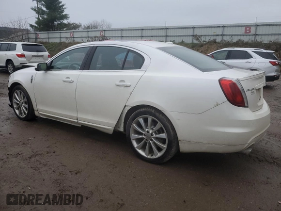 2011 Lincoln MKS EcoBoost with VIN 1LNHL9FT5BG610255, listed as a Copart auction lot 81505834 with 143,380 mi miles and Clean title. Bid and sale history available at DreamBid. Image 2.