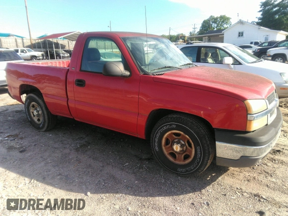 2004 Chevrolet Silverado 1500 Work Truck with VIN 1GCEC14X54Z295107, listed as a IAAI auction lot 42136228 with 200,394 mi miles. Bid and sale history available at carsss.com. Image 1.