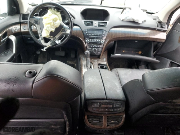 2013 Acura MDX Advance Pkg with VIN 2HNYD2H61DH001939, listed as a Copart auction lot 50712225 with 0 mi miles and Salvage Title. Bid and sale history available at carsss.com. Image 8.