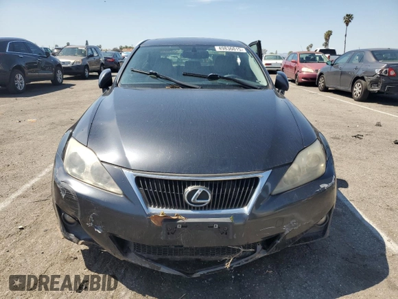 2011 Lexus IS 250 with VIN JTHBF5C20B5153497, listed as a Copart auction lot 49836015 with Not Provided miles and Salvage Title. Bid and sale history available at DreamBid. Image 5.