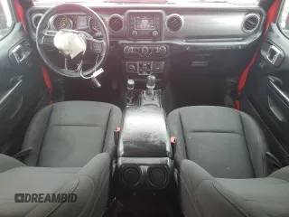 2020 Jeep Wrangler Unlimited Sport S with VIN 1C4HJXDN5LW172959, listed as a Copart auction lot 57532145 with 63,243 mi miles and Salvage title. Bid and sale history available at DreamBid. Image 8.