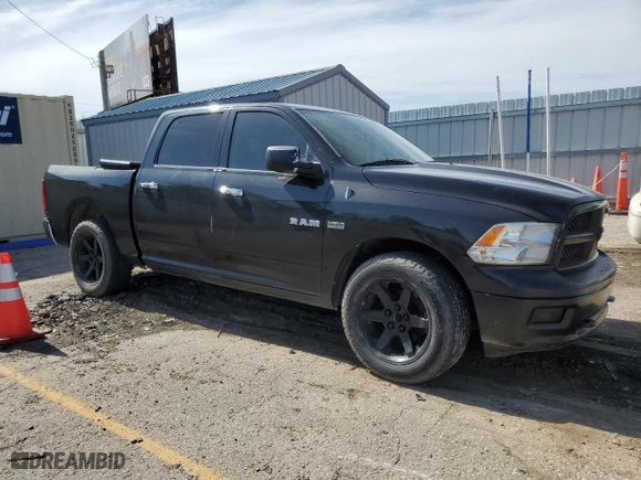 2009 Dodge Ram 1500 Laramie with VIN 1D3HB13T09S740911, listed as a Copart auction lot 58340294 with 154,540 mi miles and Salvage Title. Bid and sale history available at carsss.com. Image 4.