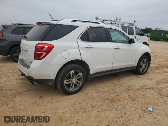2017 Chevrolet Equinox Premier with VIN 2GNFLGE38H6160618, listed as a Copart auction lot 86702034 with 134,863 mi miles and Salvage Title. Bid and sale history available at carsss.com. Image 3.