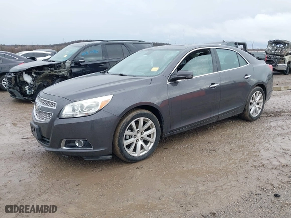 2013 Chevrolet Malibu LTZ with VIN 1G11H5SA4DF284325, listed as a IAAI auction lot 41719231 with 168,300 mi miles. Bid and sale history available at carsss.com. Image 2.