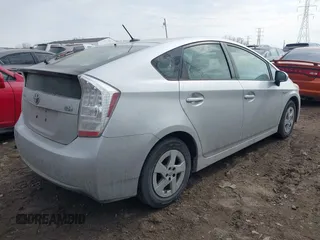 2010 Toyota Prius II with VIN JTDKN3DU8A0119389, listed as a IAAI auction lot 41705483 with 207,737 mi miles. Bid and sale history available at carsss.com. Image 4.