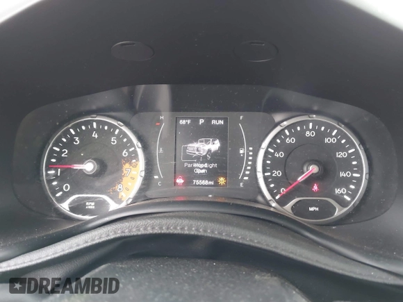 2015 Jeep Renegade Latitude with VIN ZACCJBBT0FPB76457, listed as a IAAI auction lot 42172296 with 75,568 mi miles and . Bid and sale history available at DreamBid. Image 7.