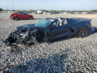 2025 Chevrolet Corvette 3LT with VIN 1G1YC3D48S5103111, listed as a Copart auction lot 56021175 with 1,499 mi miles and Salvage title. Bid and sale history available at DreamBid. Image 1.
