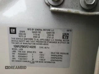 2015 Chevrolet Equinox LT z VIN 1GNFLFEK5FZ140295, wystawiony jako Copart lot #83764554 z przebiegiem 120 076 mil mil oraz Szkoda całkowita • Salvage title. Historia ofert i sprzedaży dostępna na DreamBid. Obrazek 13.