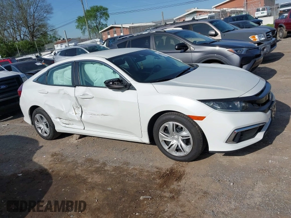 2019 Honda Civic Sedan LX with VIN 19XFC2F69KE004213, listed as a IAAI auction lot 41995390 with 60,965 mi miles. Bid and sale history available at carsss.com. Image 13.
