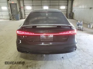 2021 Audi A7 Premium Plus with VIN WAUU2AF21MN055508, listed as a Copart auction lot 56713805 with 60,480 mi miles and Salvage title. Bid and sale history available at DreamBid. Image 6.