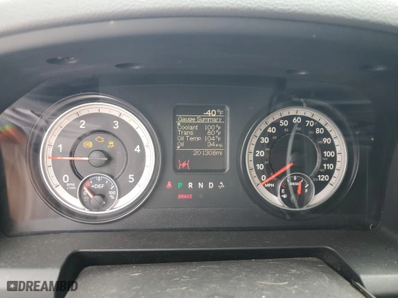 2015 Ram 3500 Tradesman with VIN 3C63RRGL7FG595707, listed as a Copart auction lot 51674755 with 201,308 mi miles and Salvage Title. Bid and sale history available at carsss.com. Image 9.