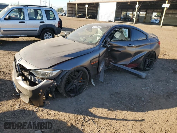 2016 BMW M4 with VIN WBS3R9C51GK336746, listed as a Copart auction lot 37177364 with 55,878 mi miles. Bid and sale history available at carsss.com. Image 1.