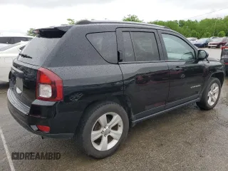 2017 Jeep Compass Sport SE with VIN 1C4NJDBB7HD173530, listed as a Copart auction lot 55295085 with 112,391 mi miles and Salvage title. Bid and sale history available at DreamBid. Image 3.