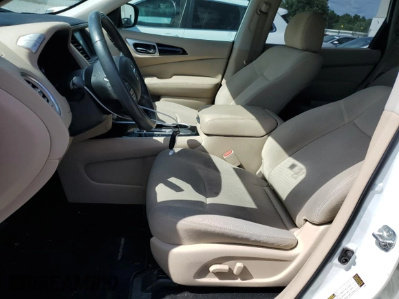 2018 Nissan Pathfinder SV z VIN 5N1DR2MN1JC621655, wystawiony jako Copart lot #58040845 z przebiegiem 81 765 mil mil oraz Szkoda całkowita • Salvage title. Historia ofert i sprzedaży dostępna na DreamBid. Obrazek 7.
