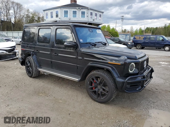 2021 Mercedes-Benz G 63 AMG with VIN W1NYC7HJ2MX388029, listed as a Copart auction lot 53210814 with 30,805 mi miles and . Bid and sale history available at DreamBid. Image 4.
