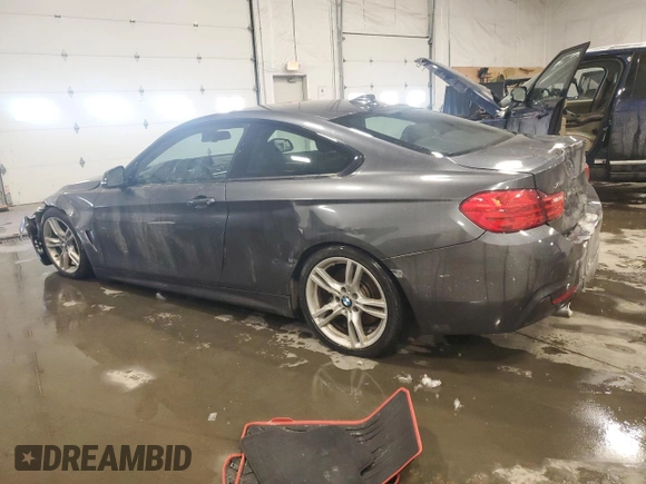 2016 BMW 4 Series 435i xDrive z VIN WBA3R5C56GK374020, wystawiony jako Copart lot #44822795 z przebiegiem 82 744 mil mil oraz Szkoda całkowita • Salvage title. Historia ofert i sprzedaży dostępna na DreamBid. Obrazek 2.