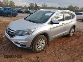 2015 Honda CR-V EX-L with VIN 2HKRM3H77FH524093, listed as a IAAI auction lot 41912203 with 157,328 mi miles. Bid and sale history available at carsss.com. Image 2.