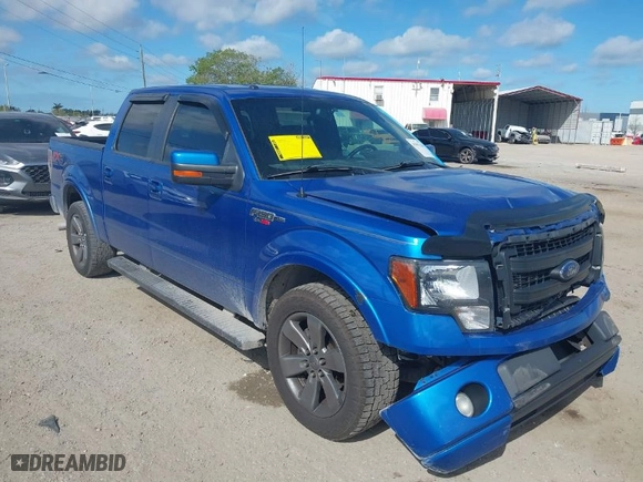 2013 Ford F-150 XL with VIN 1FTFW1CF2DFD94327, listed as a IAAI auction lot 41817344 with 292,491 mi miles. Bid and sale history available at carsss.com. Image 1.
