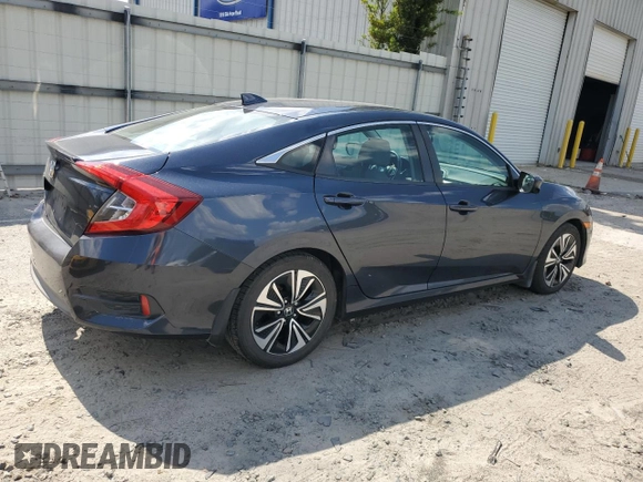 2016 Honda Civic EX-L with VIN 19XFC1F78GE044325, listed as a Copart auction lot 57814905 with 142,040 mi miles and Salvage title. Bid and sale history available at DreamBid. Image 3.