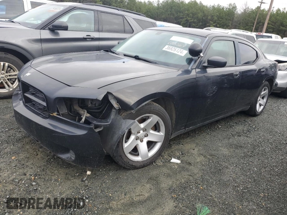 2009 Dodge Charger SE with VIN 2B3KA43V89H635367, listed as a Copart auction lot 36926124 with 250,780 mi miles and Salvage Title. Bid and sale history available at carsss.com. Image 1.