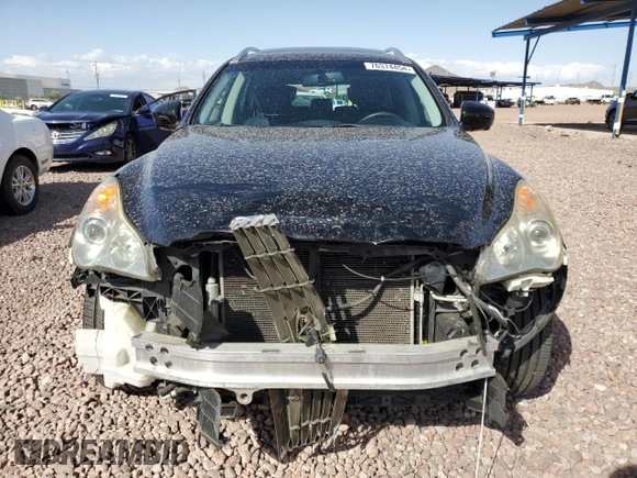 2011 Infiniti EX Journey with VIN JN1AJ0HR5BM853173, listed as a Copart auction lot 76374454 with 112,513 mi miles and Salvage Title. Bid and sale history available at DreamBid. Image 5.