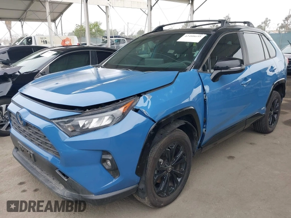 2023 Toyota RAV4 Hybrid XSE with VIN 2T3E6RFV4PW039496, listed as a IAAI auction lot 42488695 with 13,533 mi miles and . Bid and sale history available at DreamBid. Image 17.