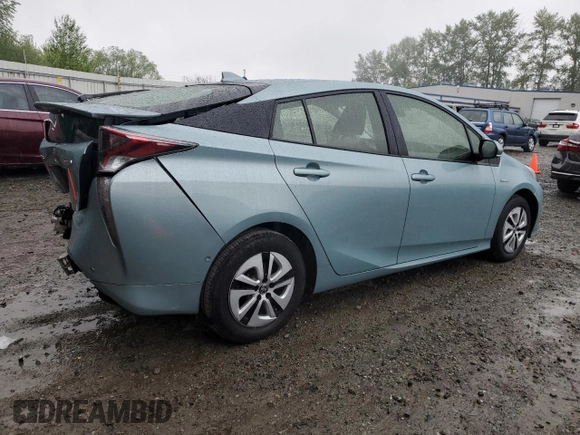 2017 Toyota Prius Two z VIN JTDKBRFU0H3056466, wystawiony jako Copart lot #56998045 z przebiegiem 67 056 mil mil oraz Szkoda całkowita • Salvage title. Historia ofert i sprzedaży dostępna na DreamBid. Obrazek 3.