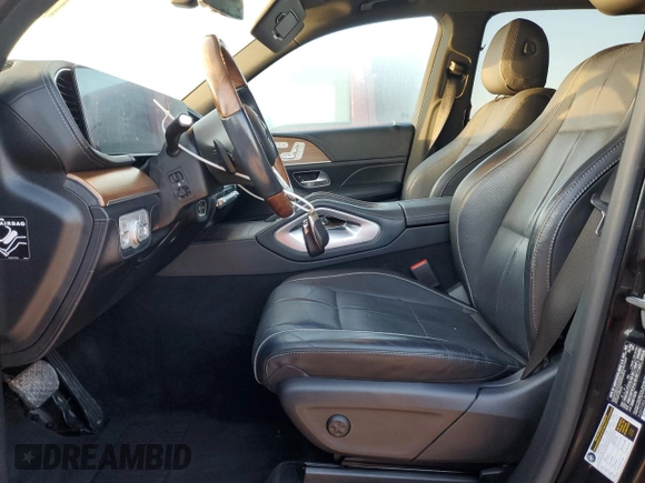 2021 Mercedes-Benz GLS 450 with VIN 4JGFF5KE3MA382289, listed as a Copart auction lot 73892044 with 52,262 mi miles and Salvage Title. Bid and sale history available at DreamBid. Image 7.