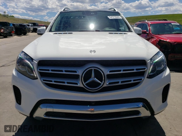 2019 Mercedes-Benz GLS 450 with VIN 4JGDF6EE8KB219346, listed as a Copart auction lot 54375644 with 64,271 mi miles and Salvage Title. Bid and sale history available at DreamBid. Image 5.