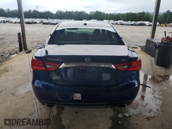 2016 Nissan Maxima Platinum with VIN 1N4AA6AP4GC417412, listed as a Copart auction lot 61597005 with 59,932 mi miles and Salvage title. Bid and sale history available at DreamBid. Image 6.