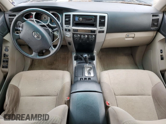 2004 Toyota 4Runner SR5 with VIN JTEBU14R648020185, listed as a Copart auction lot 58983875 with 242,594 mi miles and Clean title. Bid and sale history available at DreamBid. Image 8.