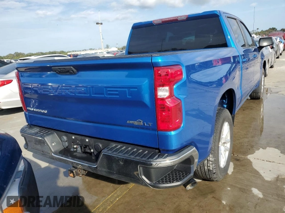 2022 Chevrolet Silverado 1500 LT with VIN 3GCPACEK4NG534354, listed as a Copart auction lot 74034654 with 0 mi miles and Non Repairable. Bid and sale history available at carsss.com. Image 6.