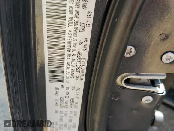 2019 Ram 1500 Classic Warlock with VIN 1C6RR6GT2KS675881, listed as a Copart auction lot 65443724 with 115,546 mi miles and Salvage Title. Bid and sale history available at carsss.com. Image 14.
