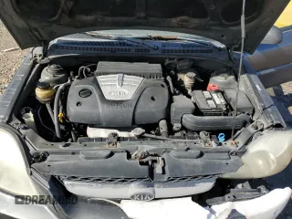 2005 Kia Rio with VIN KNADC125956396521, listed as a Copart auction lot 46463415 with 152,174 mi miles and Salvage Title. Bid and sale history available at carsss.com. Image 11.