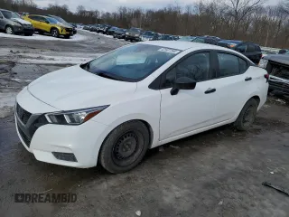 2021 Nissan Versa S with VIN 3N1CN8DVXML816759, listed as a Copart auction lot 42507255 with 82,008 mi miles and Salvage title. Bid and sale history available at DreamBid. Image 1.