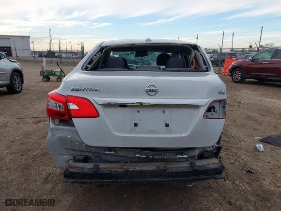 2017 Nissan Sentra SV with VIN 3N1AB7APXHL693325, listed as a IAAI auction lot 40849349 with 130,098 mi miles. Bid and sale history available at carsss.com. Image 17.