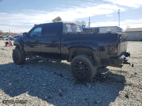 2012 Chevrolet Silverado 1500 LTZ with VIN 3GCPKTE70CG242500, listed as a Copart auction lot 41911245 with 218,259 mi miles and Salvage Title. Bid and sale history available at carsss.com. Image 2.