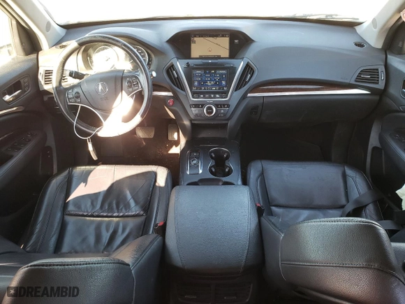 2017 Acura MDX w/Technology Pkg with VIN 5FRYD4H51HB037682, listed as a Copart auction lot 88581935 with 132,892 mi miles and Salvage Title. Bid and sale history available at carsss.com. Image 8.