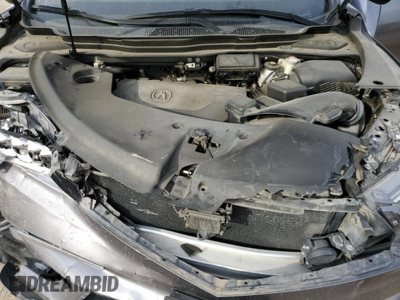 2017 Acura MDX Sport Hybrid w/Advance Pkg with VIN 5FRYD7H71HB000196, listed as a Copart auction lot 75695694 with 0 mi miles and Salvage Title. Bid and sale history available at carsss.com. Image 12.