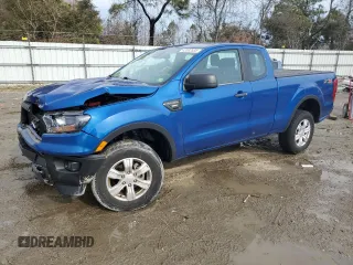 2020 Ford Ranger XL with VIN 1FTER1FH1LLA87604, listed as a Copart auction lot 42092535 with 15,414 mi miles and Salvage Title. Bid and sale history available at carsss.com. Image 1.