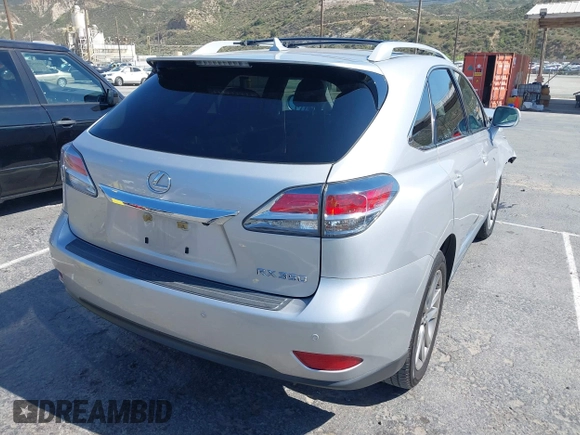 2013 Lexus RX 350 with VIN 2T2ZK1BA6DC131373, listed as a IAAI auction lot 42223202 with 101,955 mi miles and . Bid and sale history available at DreamBid. Image 4.