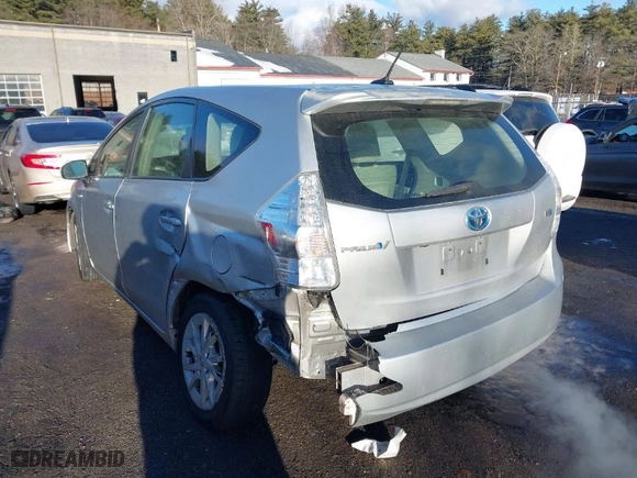 2014 Toyota Prius v Two with VIN JTDZN3EU1EJ000399, listed as a IAAI auction lot 41484504 with 172,202 mi miles. Bid and sale history available at carsss.com. Image 14.