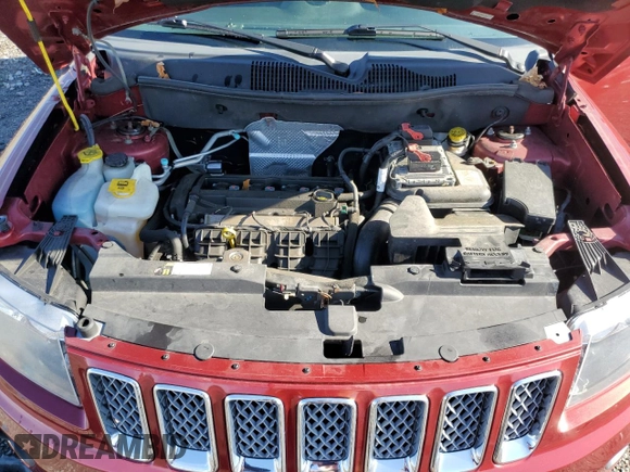 2016 Jeep Compass Latitude z VIN 1C4NJCEA4GD619757, wystawiony jako Copart lot #52113325 z przebiegiem 98 912 mil mil oraz Szkoda całkowita • Salvage title. Historia ofert i sprzedaży dostępna na DreamBid. Obrazek 12.