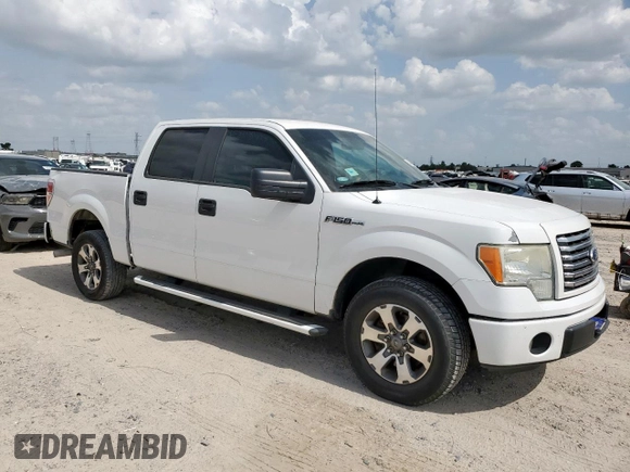2011 Ford F-150 XL with VIN 1FTEW1CM9BKD99944, listed as a Copart auction lot 64069465 with 288,402 mi miles and Salvage title. Bid and sale history available at DreamBid. Image 4.