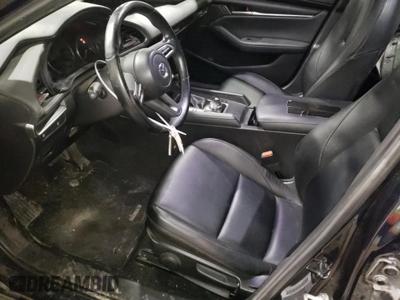 2020 Mazda Mazda3 Hatchback with VIN JM1BPALM2L1158704, listed as a Copart auction lot 46314675 with 79,588 mi miles and Salvage Title. Bid and sale history available at carsss.com. Image 7.