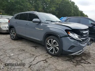 2021 Volkswagen Atlas SEL Premium with VIN 1V2TE2CA9MC233344, listed as a Copart auction lot 67755073 with 22,039 mi miles and . Bid and sale history available at DreamBid. Image 4.